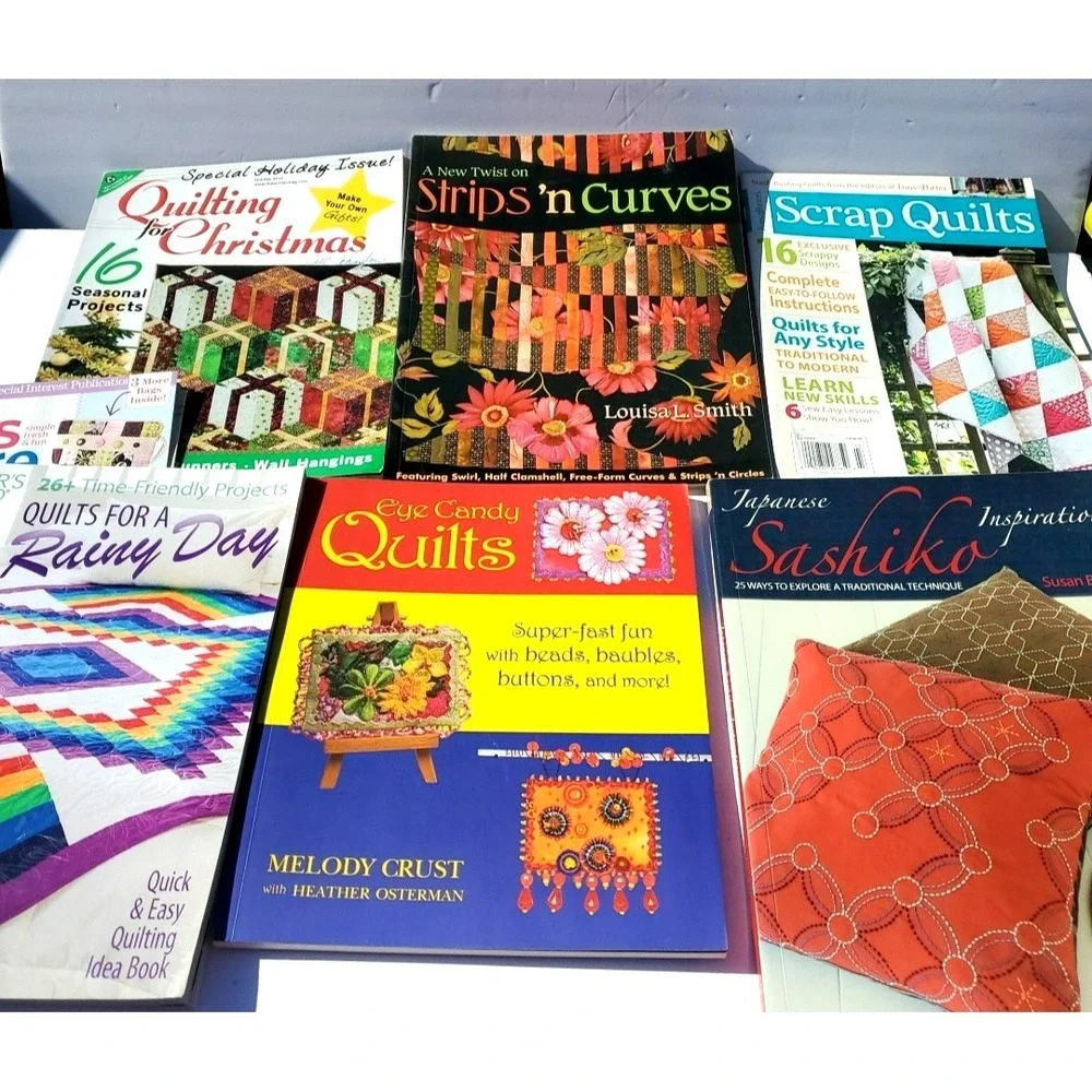 Sashiko Sourcebook Patterns Projects Inspirations Briscoe Quilt Magazine lot 7